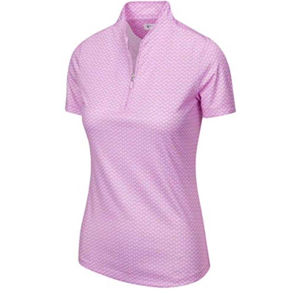 NEW! GREG NORMAN Tropical Palm Tree Golf Shirt XL.